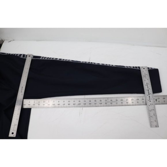 Scotch‎ & Soda pants mens 29 loose tapered blue side logo tape stretch chino - Picture 6 of 12
